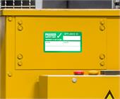 Pat test stickers