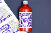 Bottle labels on product