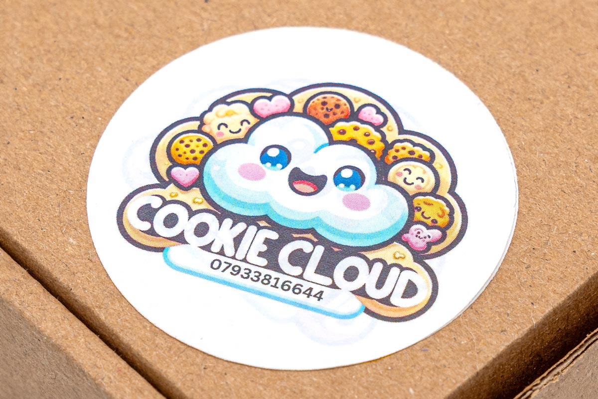 Logo stickers for cookie cloud
