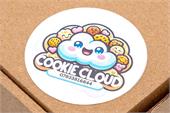 Logo stickers for cookie cloud