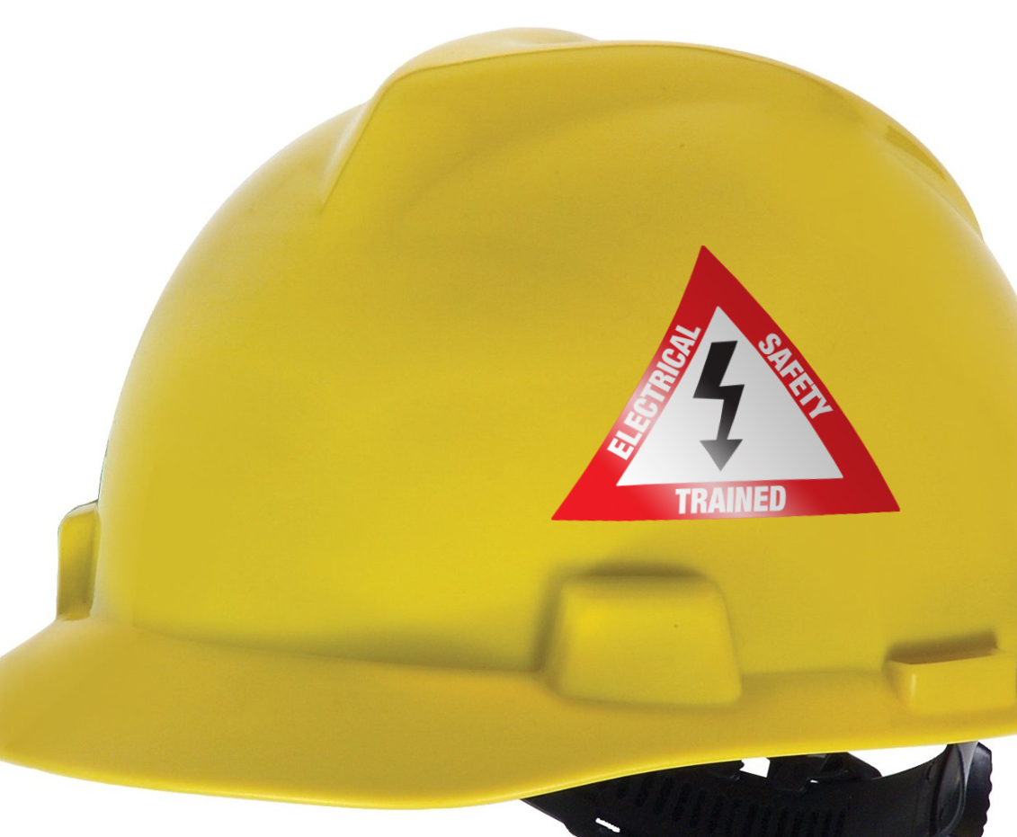 Recycle Helmet Sticker – Blue Hard Hat Decal – Tool Box Sticker