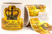 Gold Stickers & labels on rolls